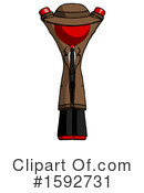 Red Design Mascot Clipart #1592731 by Leo Blanchette