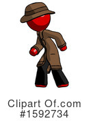 Red Design Mascot Clipart #1592734 by Leo Blanchette