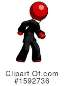 Red Design Mascot Clipart #1592736 by Leo Blanchette