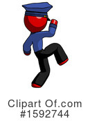 Red Design Mascot Clipart #1592744 by Leo Blanchette