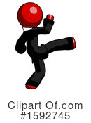 Red Design Mascot Clipart #1592745 by Leo Blanchette
