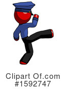 Red Design Mascot Clipart #1592747 by Leo Blanchette