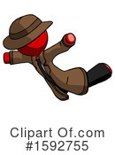 Red Design Mascot Clipart #1592755 by Leo Blanchette