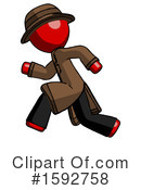 Red Design Mascot Clipart #1592758 by Leo Blanchette