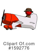 Red Design Mascot Clipart #1592776 by Leo Blanchette