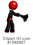 Red Design Mascot Clipart #1592807 by Leo Blanchette
