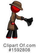 Red Design Mascot Clipart #1592808 by Leo Blanchette