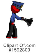 Red Design Mascot Clipart #1592809 by Leo Blanchette