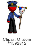 Red Design Mascot Clipart #1592812 by Leo Blanchette