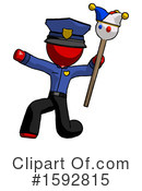 Red Design Mascot Clipart #1592815 by Leo Blanchette