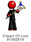 Red Design Mascot Clipart #1592819 by Leo Blanchette
