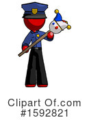 Red Design Mascot Clipart #1592821 by Leo Blanchette