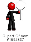 Red Design Mascot Clipart #1592837 by Leo Blanchette