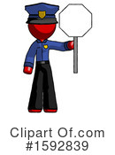 Red Design Mascot Clipart #1592839 by Leo Blanchette