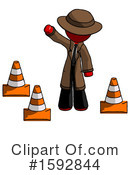 Red Design Mascot Clipart #1592844 by Leo Blanchette