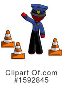 Red Design Mascot Clipart #1592845 by Leo Blanchette