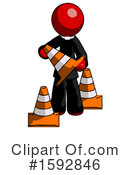 Red Design Mascot Clipart #1592846 by Leo Blanchette