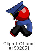 Red Design Mascot Clipart #1592851 by Leo Blanchette
