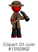 Red Design Mascot Clipart #1592862 by Leo Blanchette