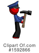 Red Design Mascot Clipart #1592866 by Leo Blanchette