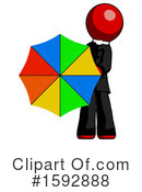 Red Design Mascot Clipart #1592888 by Leo Blanchette