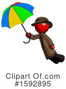 Red Design Mascot Clipart #1592895 by Leo Blanchette