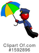 Red Design Mascot Clipart #1592896 by Leo Blanchette