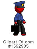 Red Design Mascot Clipart #1592905 by Leo Blanchette