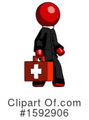Red Design Mascot Clipart #1592906 by Leo Blanchette