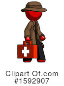 Red Design Mascot Clipart #1592907 by Leo Blanchette
