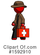 Red Design Mascot Clipart #1592910 by Leo Blanchette