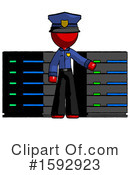 Red Design Mascot Clipart #1592923 by Leo Blanchette