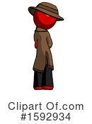 Red Design Mascot Clipart #1592934 by Leo Blanchette