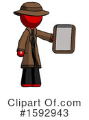 Red Design Mascot Clipart #1592943 by Leo Blanchette