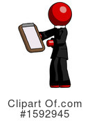 Red Design Mascot Clipart #1592945 by Leo Blanchette