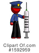 Red Design Mascot Clipart #1592959 by Leo Blanchette