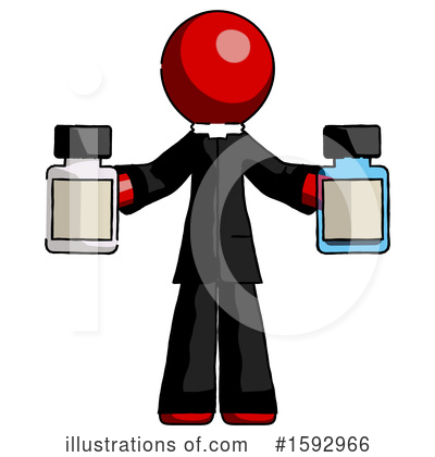Royalty-Free (RF) Red Design Mascot Clipart Illustration by Leo Blanchette - Stock Sample #1592966