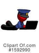 Red Design Mascot Clipart #1592990 by Leo Blanchette