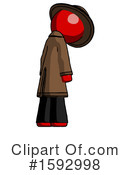 Red Design Mascot Clipart #1592998 by Leo Blanchette