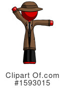 Red Design Mascot Clipart #1593015 by Leo Blanchette