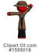 Red Design Mascot Clipart #1593018 by Leo Blanchette
