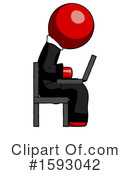 Red Design Mascot Clipart #1593042 by Leo Blanchette