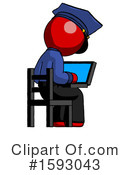 Red Design Mascot Clipart #1593043 by Leo Blanchette