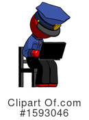 Red Design Mascot Clipart #1593046 by Leo Blanchette