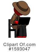 Red Design Mascot Clipart #1593047 by Leo Blanchette