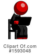 Red Design Mascot Clipart #1593048 by Leo Blanchette