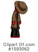 Red Design Mascot Clipart #1593062 by Leo Blanchette