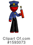 Red Design Mascot Clipart #1593073 by Leo Blanchette