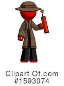 Red Design Mascot Clipart #1593074 by Leo Blanchette