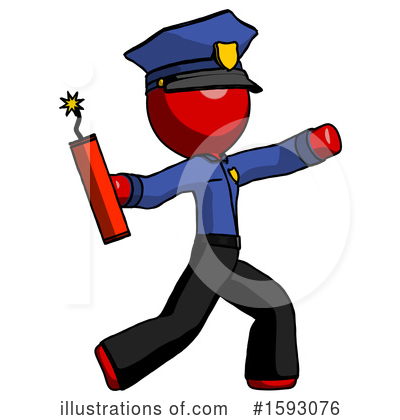 Royalty-Free (RF) Red Design Mascot Clipart Illustration by Leo Blanchette - Stock Sample #1593076